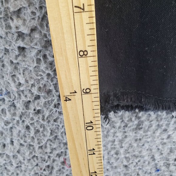 Boohoo Shorts Womens 12 Black High Rise Stretch Cycling Denim Style *NWT* - Picture 8 of 13